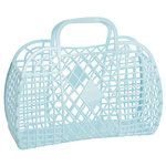Sun Jellies - Light Blue Retro Basket / L