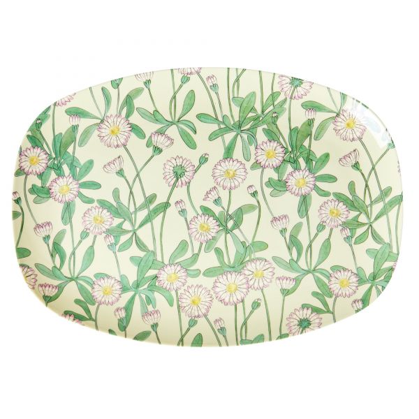 Melamin Servierteller Daisy-Print von Rice