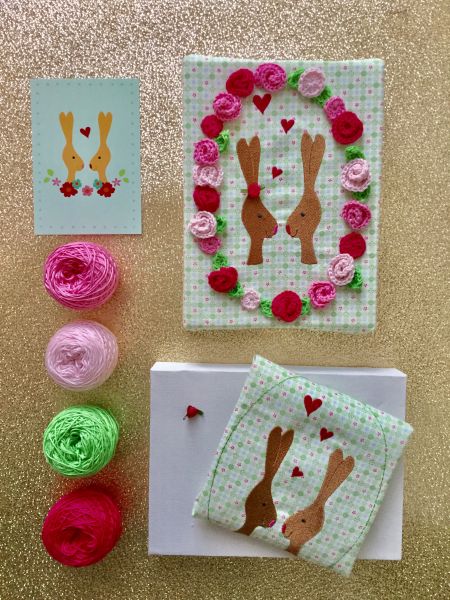 Materialset - Maschenpäckchen Nr.6 (Hase)