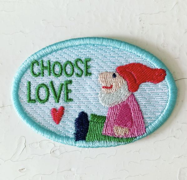 Bügel Patches - `Choose Love`