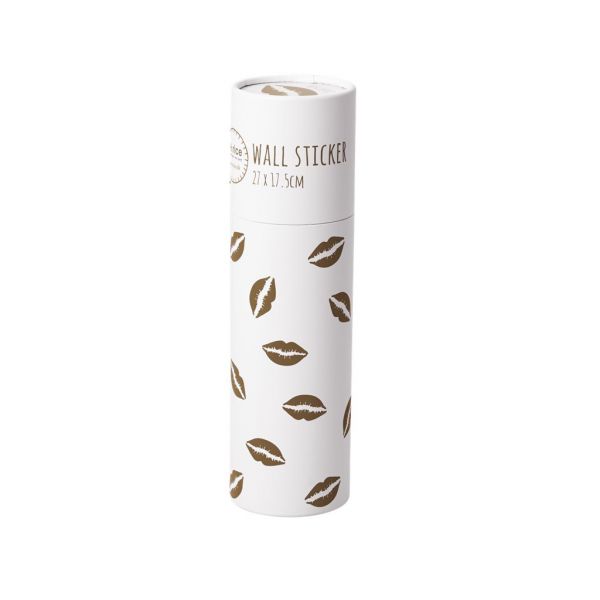 Wandsticker "Big Lips" gold von Rice