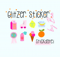 Stickdatei - Glitzer-Sticker Stickdatei - Glitzer-Sticker