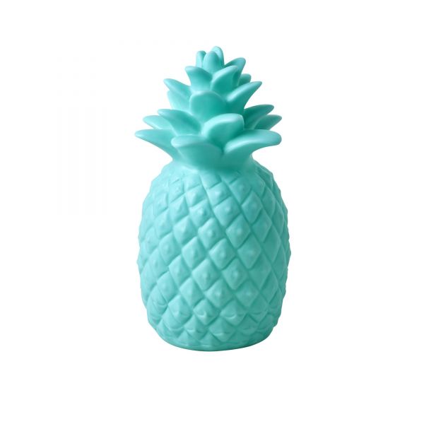Pineapple LED Lampe in blau von Rice