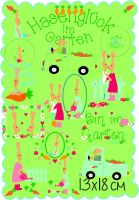 Hasenglück im Garten 13x18 Hasenglück im Garten 13x18