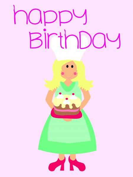 Postkarte - Happy Birthday