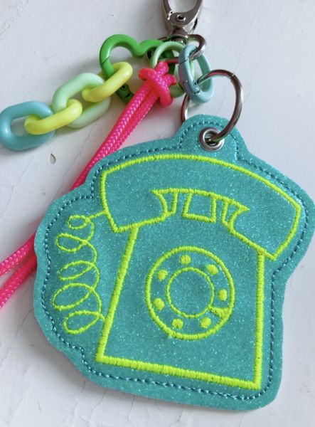 Bag Charm - mit Telefon