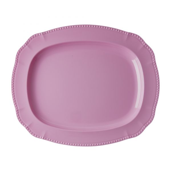 Melamin Servierteller Dark Pink von Rice