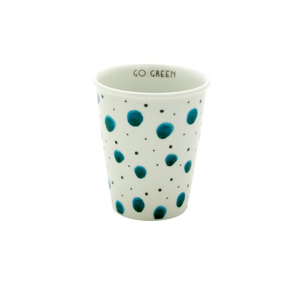 Porcelan Becher watercolor splash von Rice