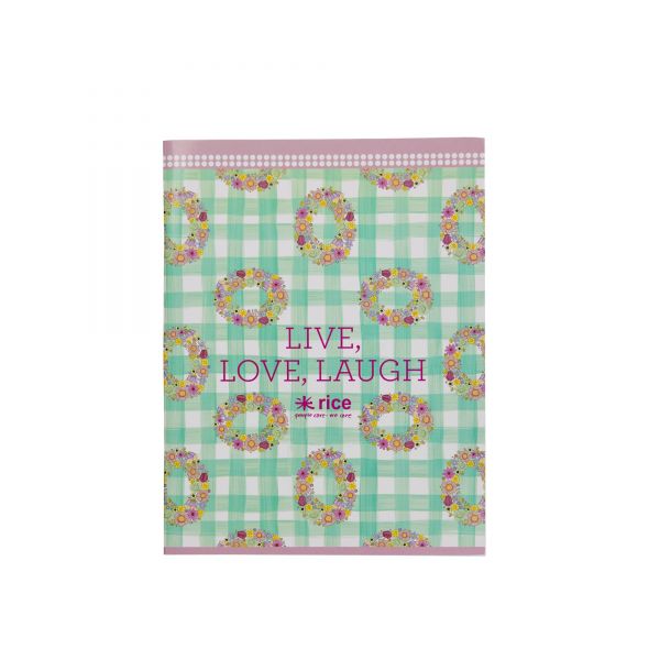 Heft Liniert DIN A 5 Flower Print von Rice