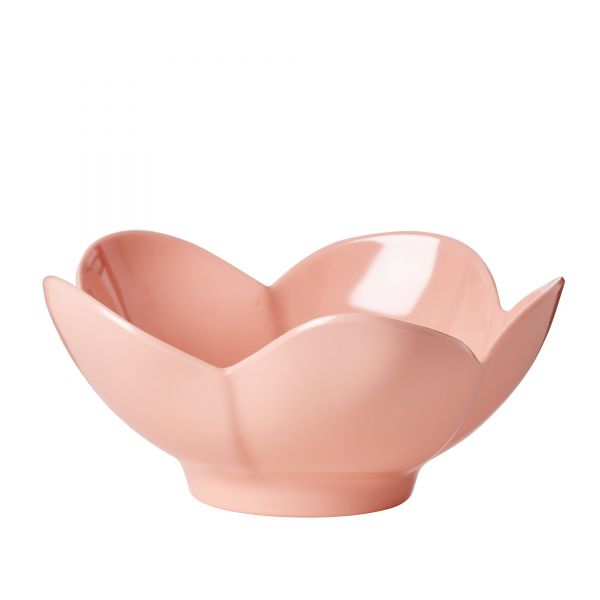 Melamin Schale in Blumenform (Coralle)von Rice