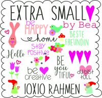 extra small - 18x Motive in der Größe XXS extra small - 18x Motive in der Größe XXS