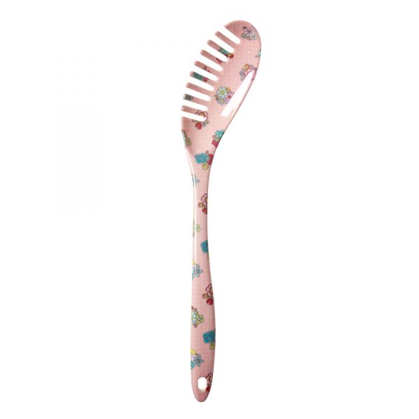 Melamin Pastalöffel extraordinary with floral stitch print von Rice