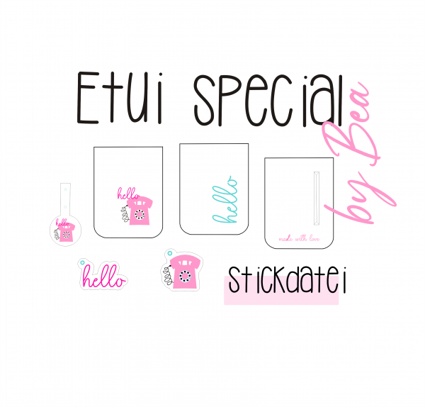 Stickdatei "Etui Special-Hello"