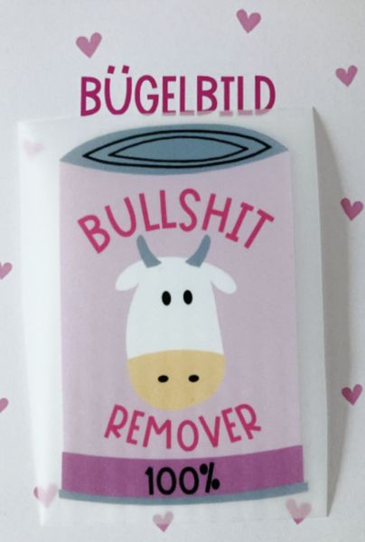 Bügelbild - "Bullshit Remover"