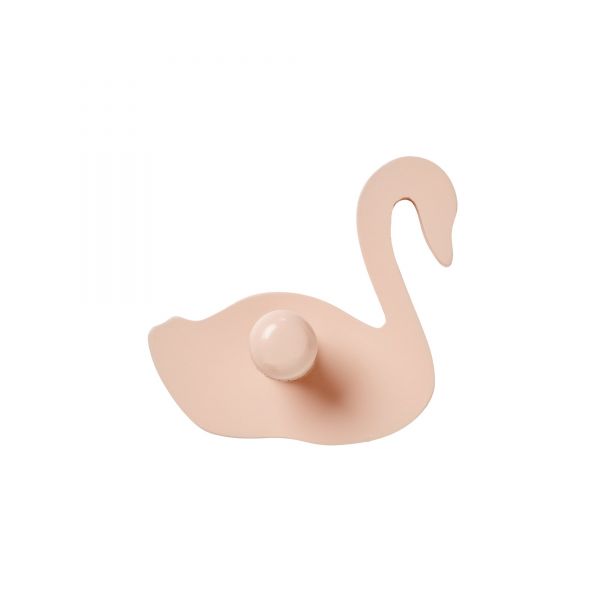 Schwan-Aufhänger in Pastell Pink von Rice