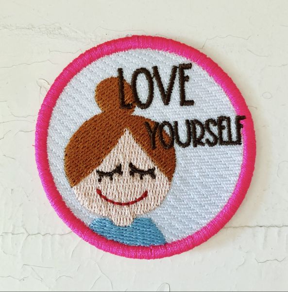 Bügel Patches - `Love yourself`