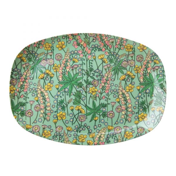 Melamin Servierteller Lupin - print von Rice