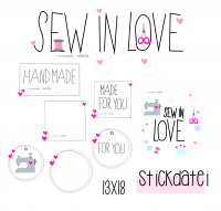 SEW IN LOVE 13x18 SEW IN LOVE 13x18