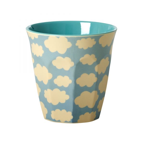 Melamin Becher two tone cloud print von Rice