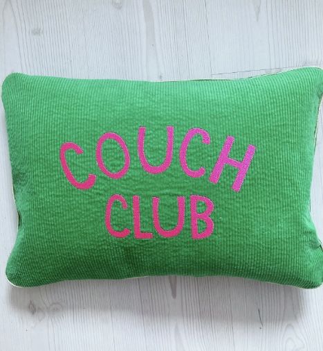 Kissen - "Couch Club" - grün