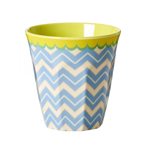Melamin Becher Chevron print von Rice