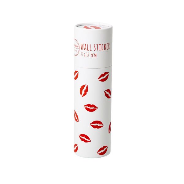 Wandsticker "Big Lips" in rot von Rice