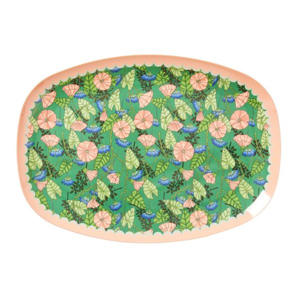Melamin Servierteller Bindweed print von Rice
