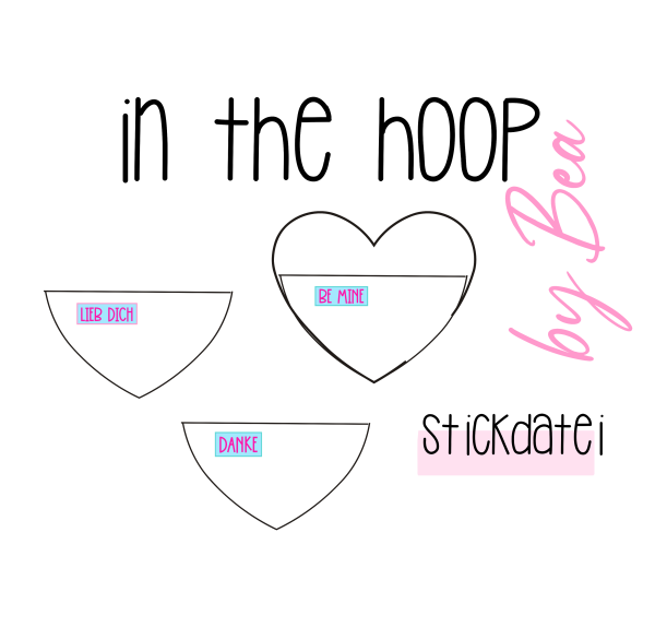 Stickdatei - ITH "Herz mit Tasche"