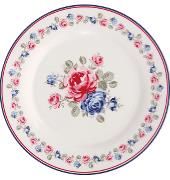 Plate Hailey White von GreenGate
