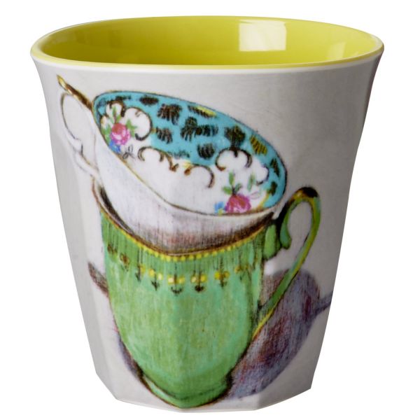 Melamin Becher with assorted print (4) von Rice