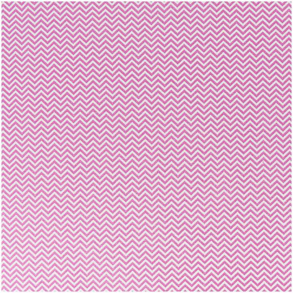 Baumwollstoff von Rico Design - wellenmuster pink-weiss