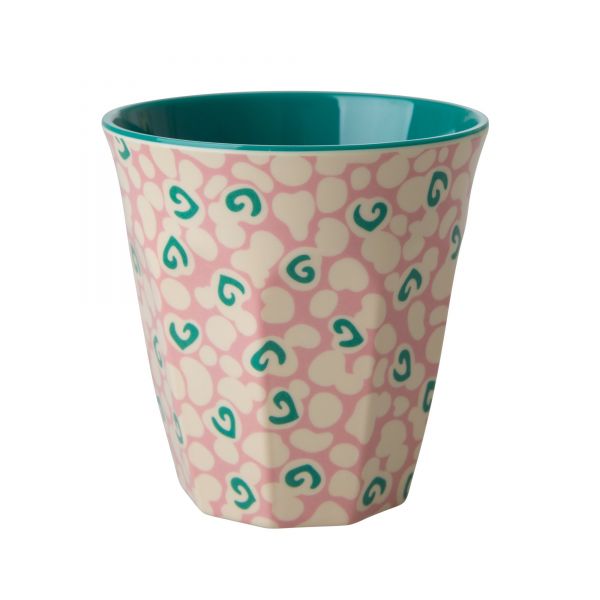 Melamin Becher Liquid Spots-print von Rice