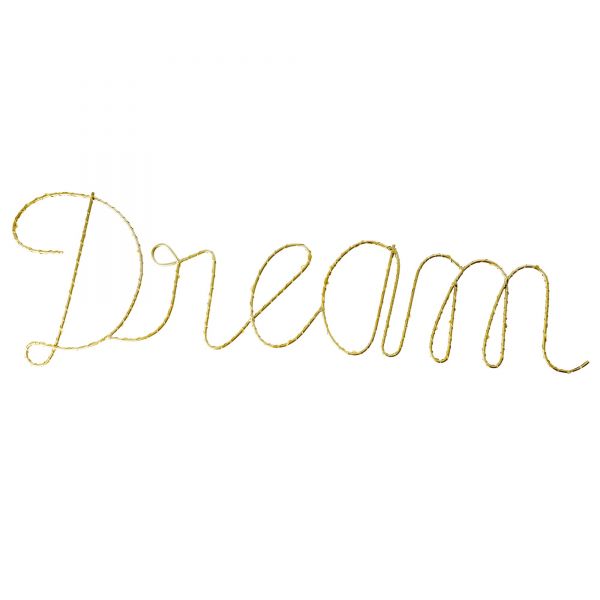 Leuchte Schriftzug "Dream" von Rice