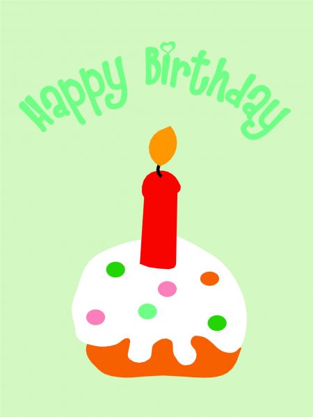 Postkarte - Happy Birthday