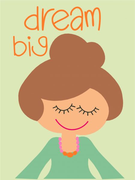 Postkarte - dream big