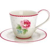 Cup and Saucer Lilly von GreenGate